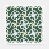 Serviettes en papier Cercles sans transparence (Devant)