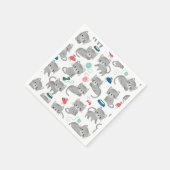 Serviettes en papier Chat, Fête de Chatons (Coin)