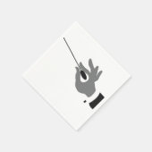 Serviettes en papier chef orchestre (Coin)