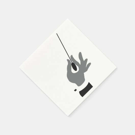 Serviettes en papier chef orchestre (Coin)
