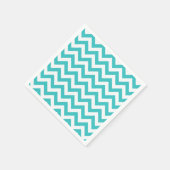Serviettes en papier Chevron tendance (Coin)