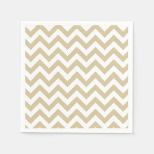 Serviettes en papier Chevron tendance