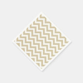 Serviettes en papier Chevron tendance (Coin)