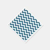 Serviettes en papier Chevron tendance (Coin)
