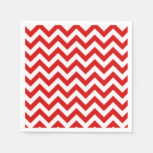 Serviettes en papier Chevron tendance (Devant)