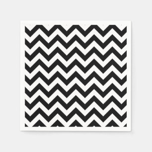 Serviettes en papier Chevron tendance