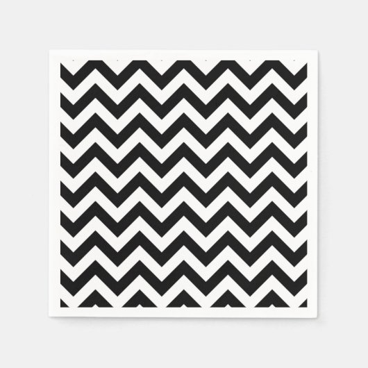 Serviettes en papier Chevron tendance (Devant)
