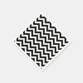 Serviettes en papier Chevron tendance (Coin)