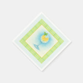 Serviettes en papier Citron Menthe Côtière (Coin)