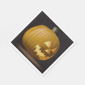 Serviettes en papier Citrouille Halloween (Coin)