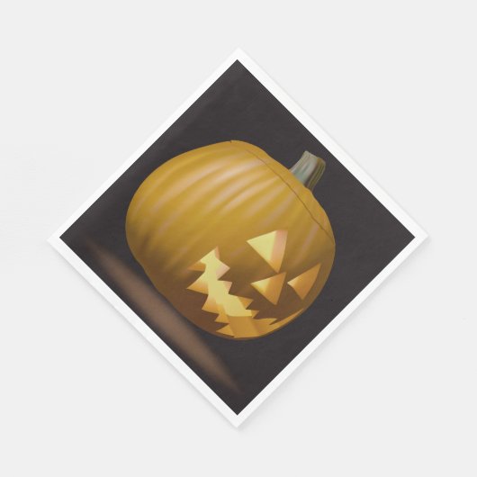 Serviettes en papier Citrouille Halloween (Coin)