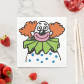 Serviettes en papier clown (En situation)