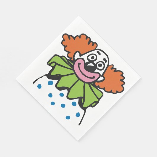 Serviettes en papier clown (Coin)