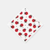 Serviettes en papier coccinelle, Articles de fête (Coin)