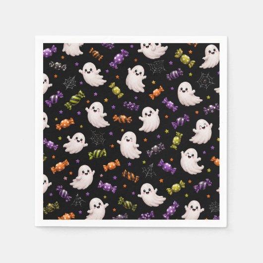 Serviettes en papier cocktail pour fête Boo Bash (Devant)