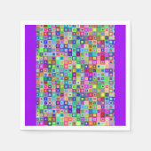 Serviettes en papier coloré (Devant)