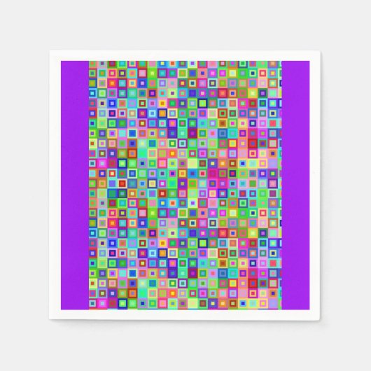 Serviettes en papier coloré (Devant)