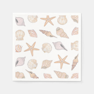 Serviettes en papier Coquillages, Fête Côtière de 