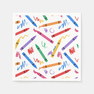 Serviettes en papier crayon, Fournitures pour fête