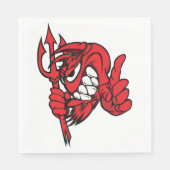 Serviettes en papier créateur Devil (Devant)