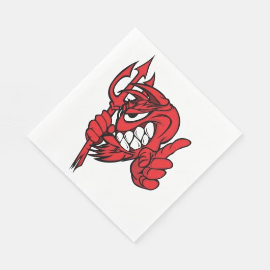 Serviettes en papier créateur Devil (Coin)