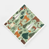 serviettes en papier créatures de noël (Coin)
