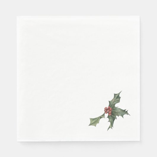 Serviettes en papier creux de Noël (Devant)