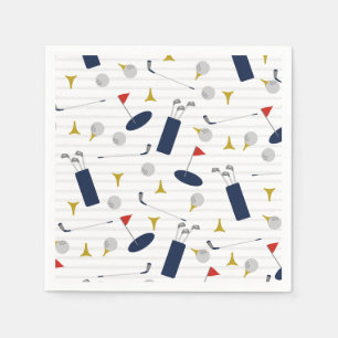 serviettes en papier Cute Golf
