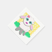 Serviettes en papier d'agneau (Coin)