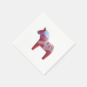 Serviettes en papier Dala Horse (Coin)