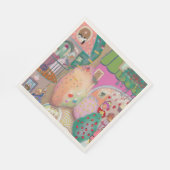 Serviettes en papier d'art vintage (Coin)