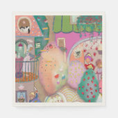 Serviettes en papier d'art vintage (Devant)