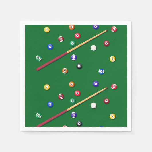 Serviettes en papier de billard, Fournitures de fê (Devant)