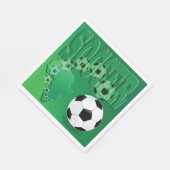 Serviettes en papier de boules de football (Coin)