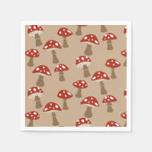 Serviettes en papier de champignons (Devant)