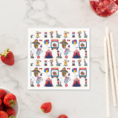 Serviettes en papier de cirque, Fournitures de fêt (En situation)