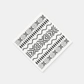 Serviettes en papier de conception de bogolan afri (Coin)