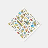 Serviettes en papier de construction, Décoration d (Coin)