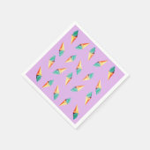 serviettes en papier de couleur crème glacée (Coin)