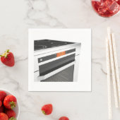 Serviettes en papier de cuisine au four électrique (En situation)