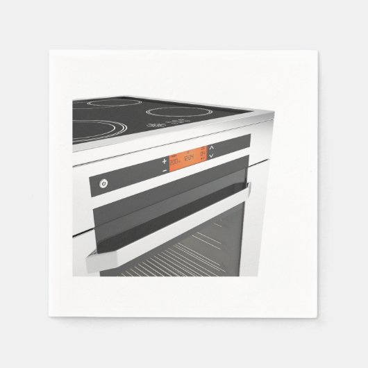 Serviettes en papier de cuisine au four électrique (Devant)