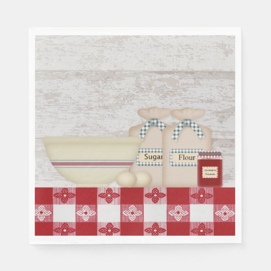 Serviettes en papier de cuisine de grand-mère (Devant)