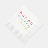 Serviettes en papier de déjeuner à devises HAPPY M (Coin)
