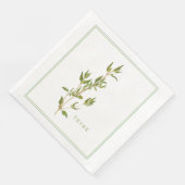 Serviettes en papier de déjeuner FRESH THYME (Coin)