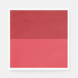 Serviettes en papier de dessus de couleur rouge to