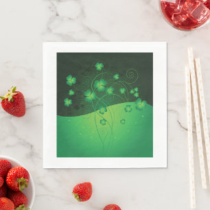 Serviettes en papier de fermeture Lucky