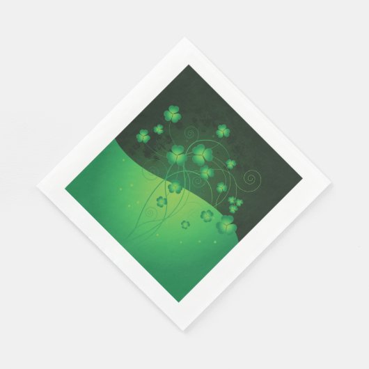 Serviettes en papier de fermeture Lucky (Coin)