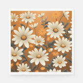 serviettes en papier de fleurs mignonnes (Devant)