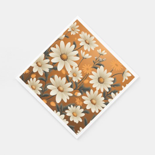 serviettes en papier de fleurs mignonnes (Coin)