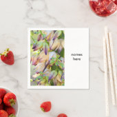 serviettes en papier de fleurs yucca (En situation)